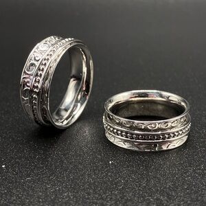 Textured Sterling Silver Spinner Ring